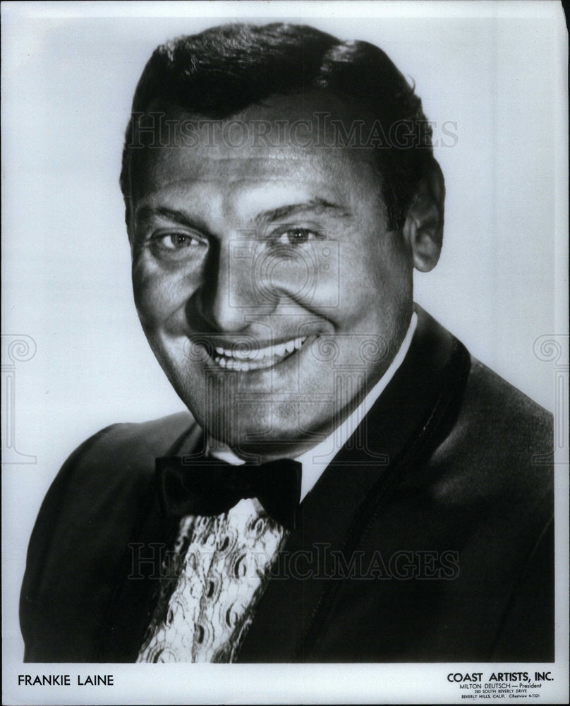 1966 Press Photo Frankie Laine America Dance Rhythm - Historic Images