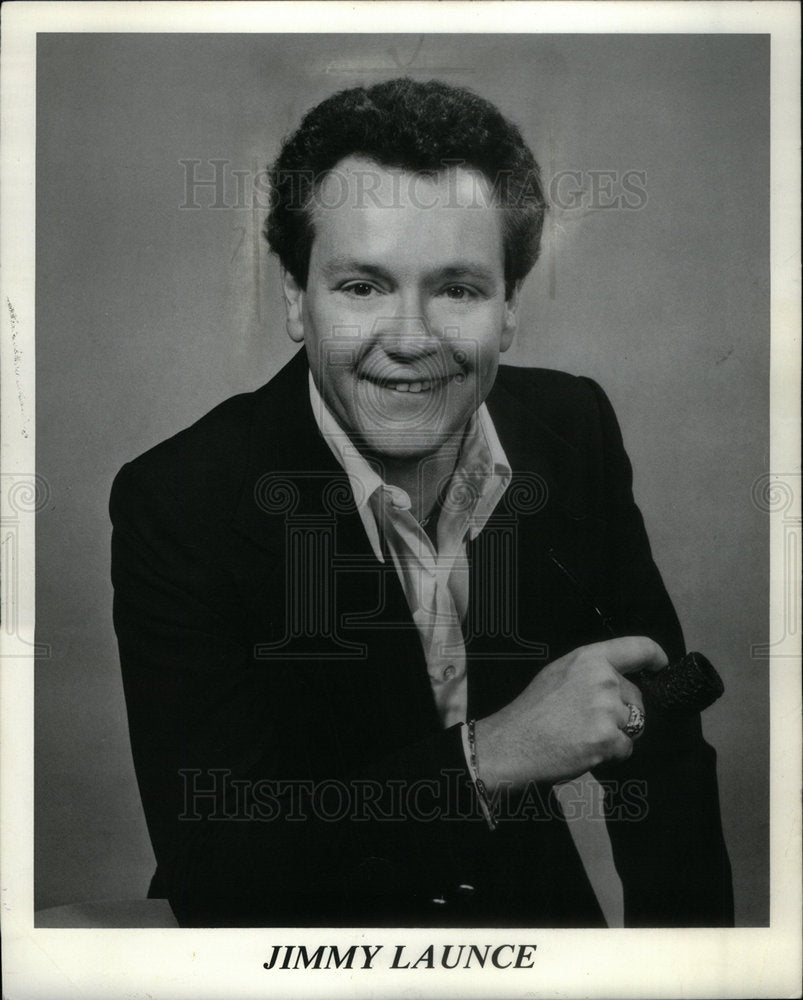 1984 Press Photo Jimmy Launce Disc Jockey - Historic Images