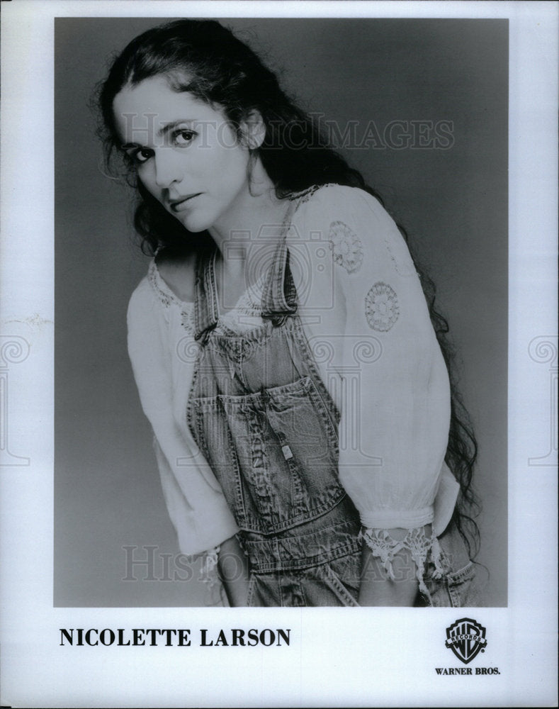 1988 Press Photo Nicolette Larson American Pop Neil - Historic Images