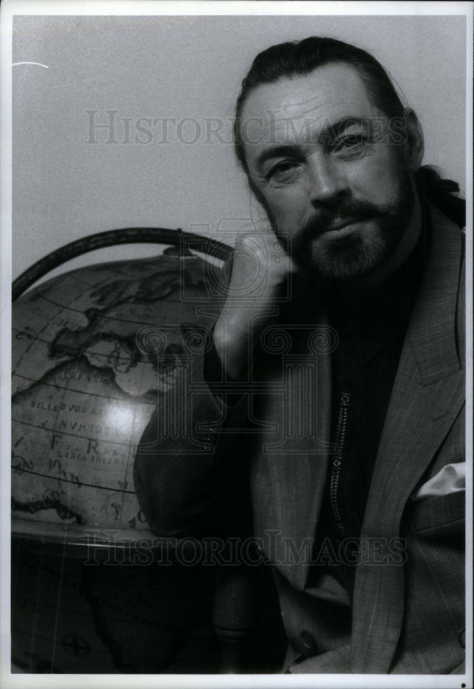 1990 Press Photo Leigh Lawson Actor Venice Merchant - Historic Images