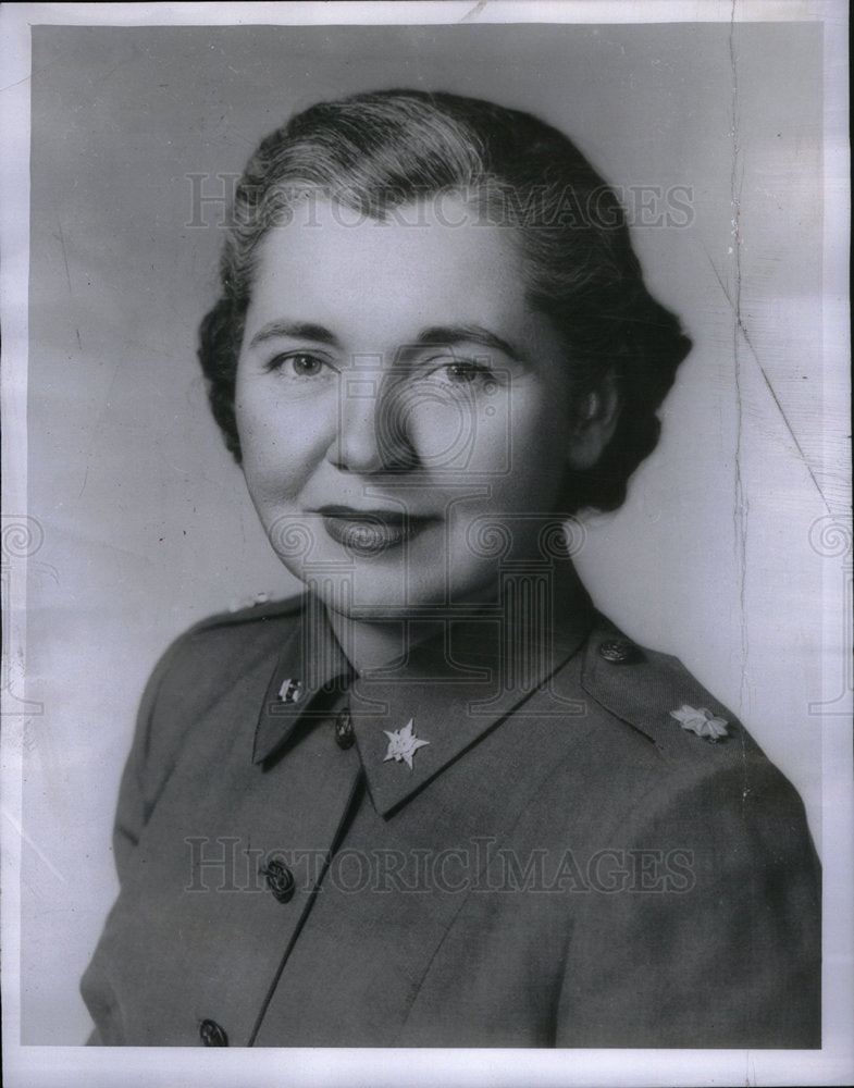 1957 Press Photo Mary Milligan women army corporation - Historic Images