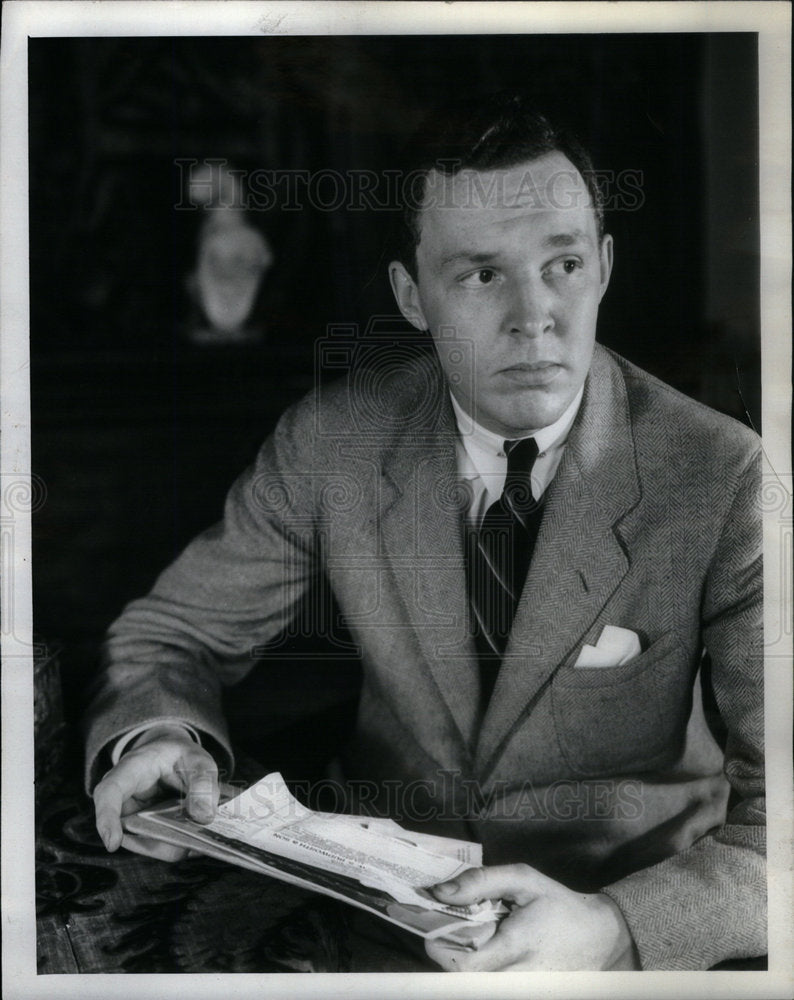 1937 Press Photo Alger House Supervisor Rathbone - Historic Images