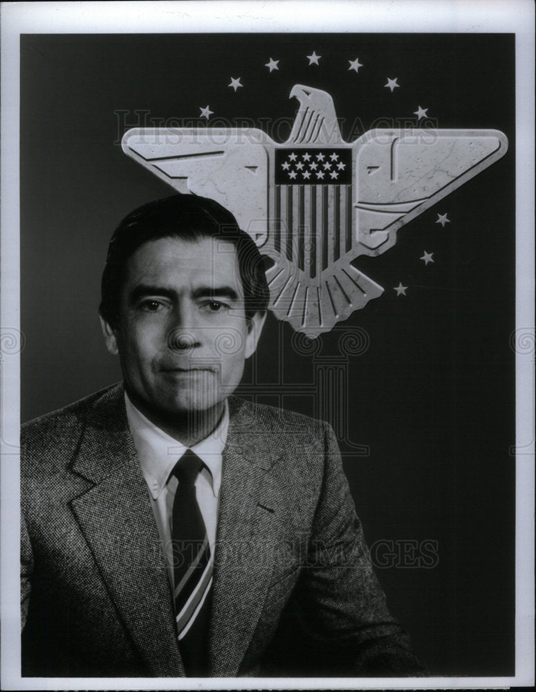 1988 Press Photo CBS Evening News Host Dan Rather - Historic Images