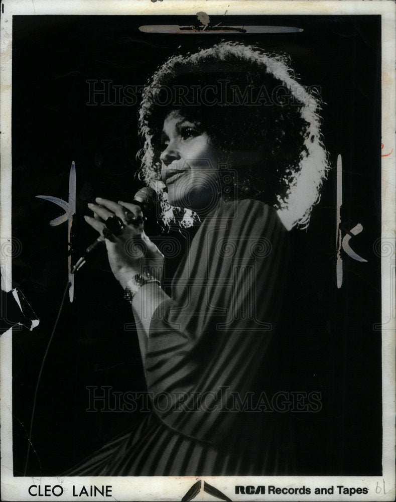 1976 Press Photo Dame Cleo Laine Lady Dankworth DBE - Historic Images