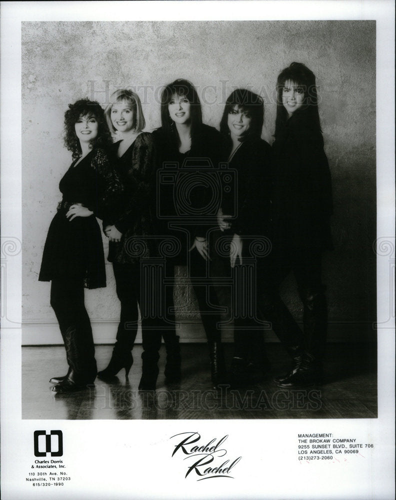 1992 Press Photo Rachel Rachel Contemporary Rock Band - Historic Images