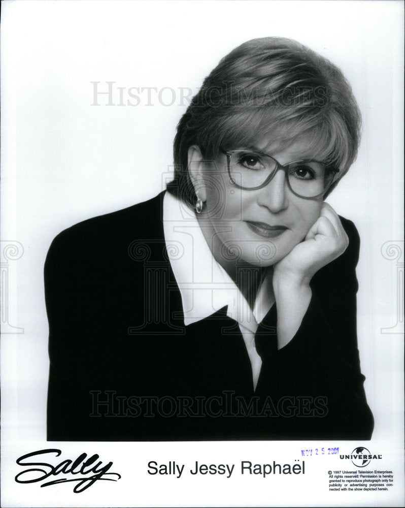 2001 Press Photo Sally Lowenthal Sally Jessy Raphael - Historic Images