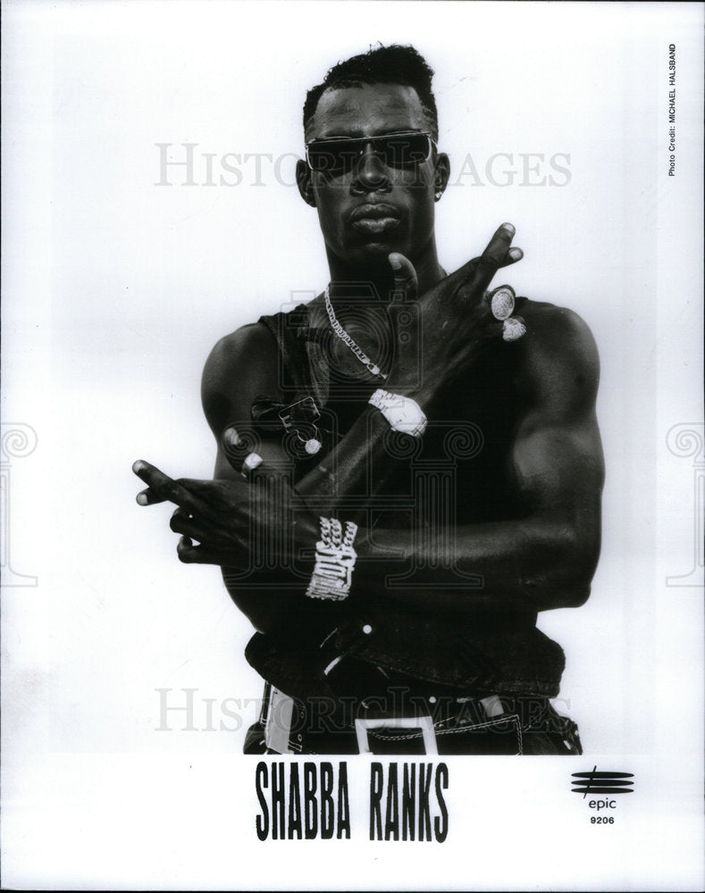 1992 Press Photo Shabba Ranks - Historic Images