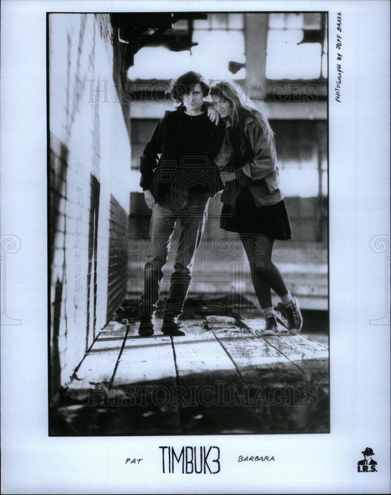 1988 Press Photo Timbuk3 Post Punk Rock Band Chicago - Historic Images