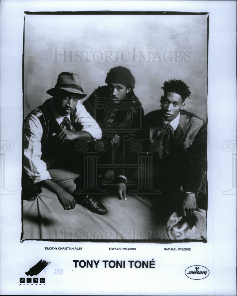 1993 Press Photo Tony Toni Tone American R and B Band - Historic Images