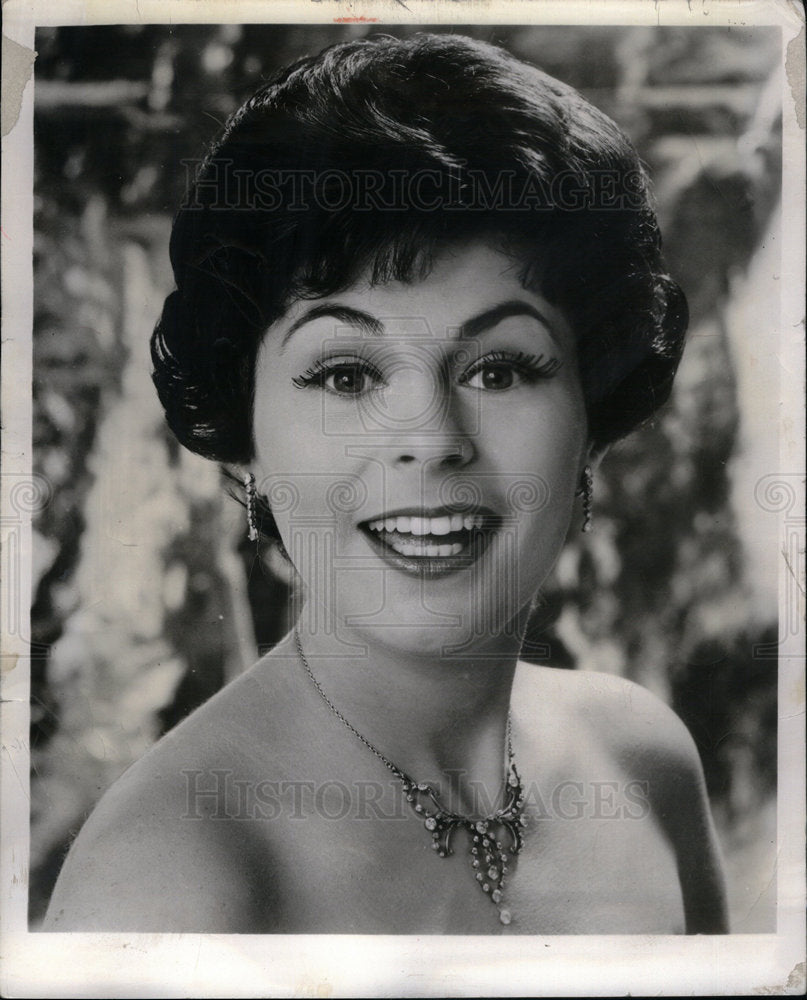 1963 Press Photo Roberta Peters Opera Singer Michigan - Historic Images