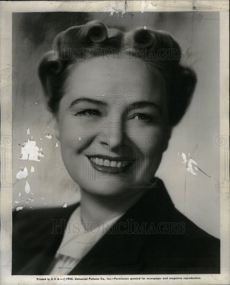 1945 Press Photo Dorothy Peterson Actress Universal Pic - Historic Images