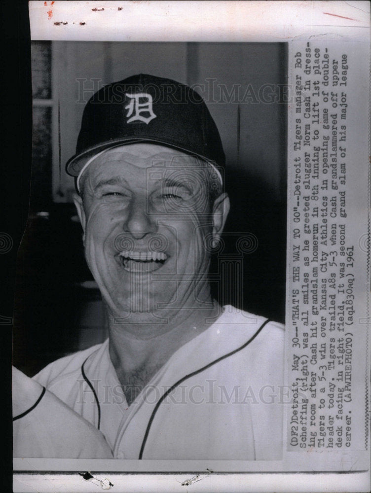 1961 Detroit Tigers Mgr Bob Scheffing-Historic Images