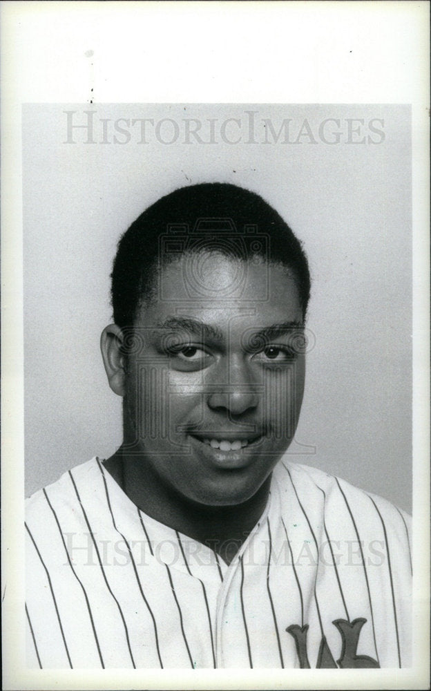 1986 Press Photo Bobo Sophomore Outfielder Willow Flyer - Historic Images