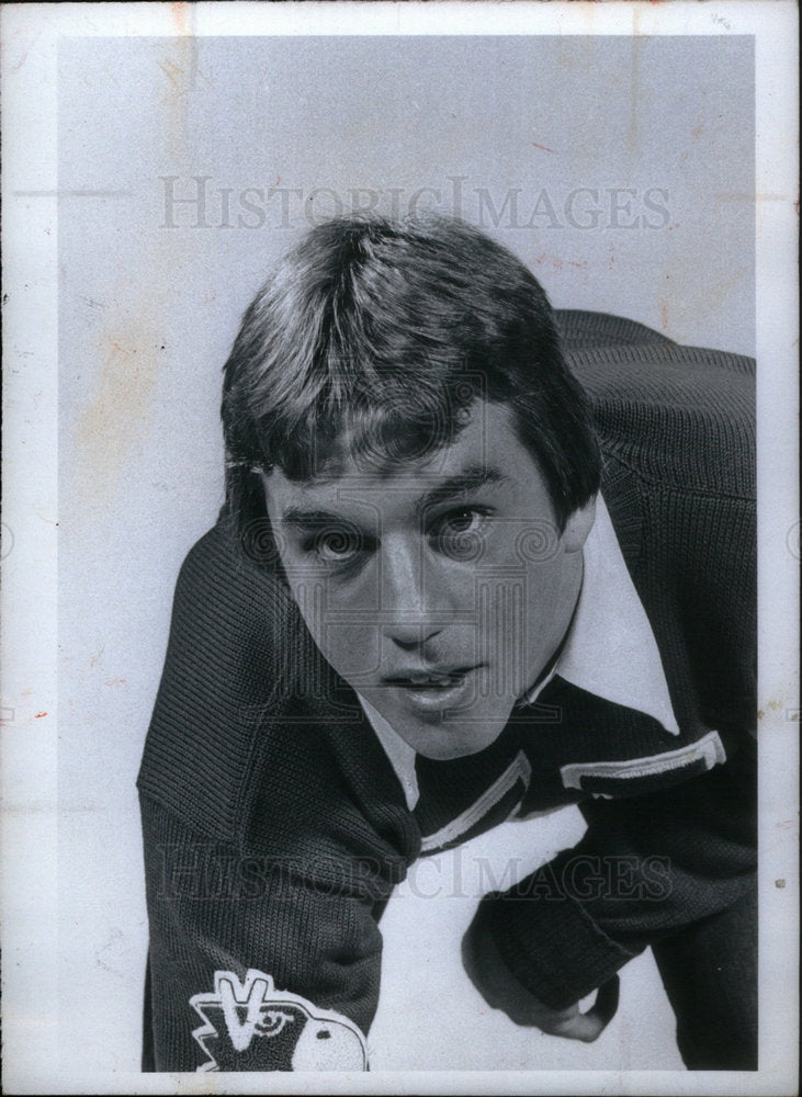 Press Photo Union High LB Jerry Borgeld - Historic Images