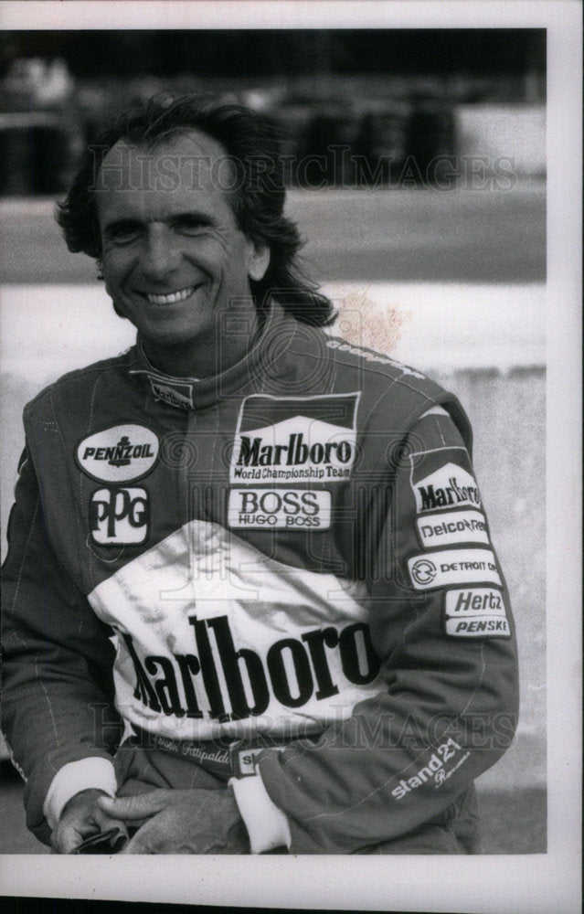 Press Photo Auto Racer Emerson Fittipaldi - Historic Images