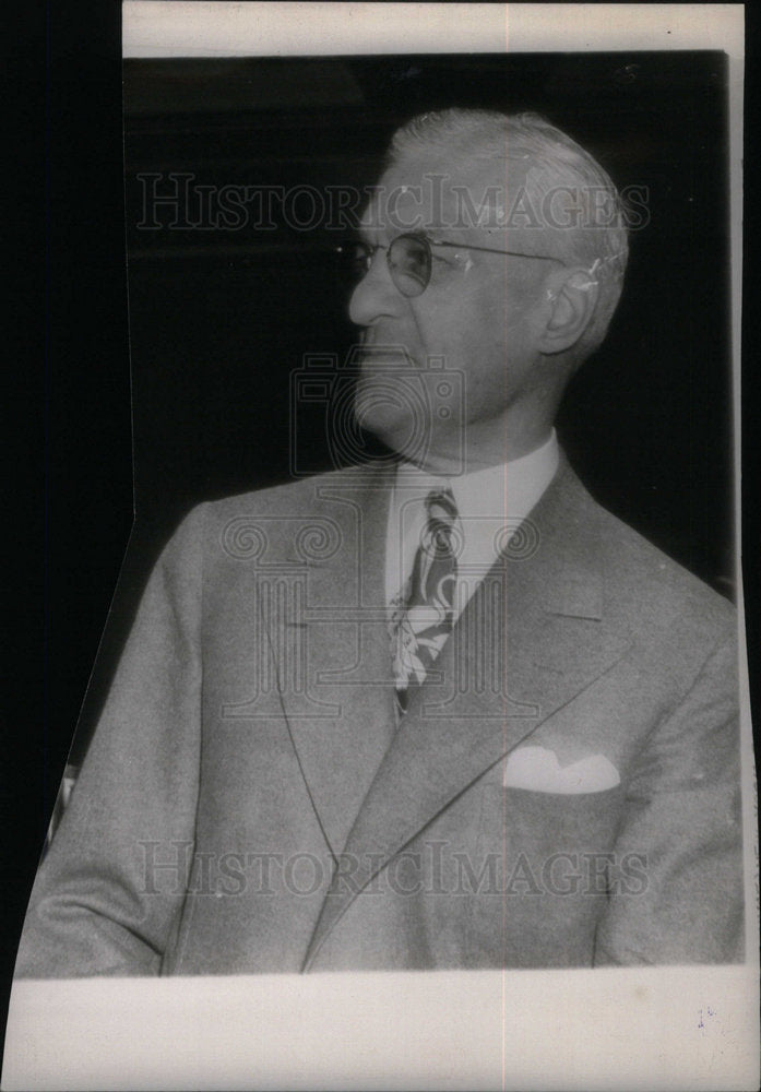 1945 Press Photo William Harridge American League - Historic Images