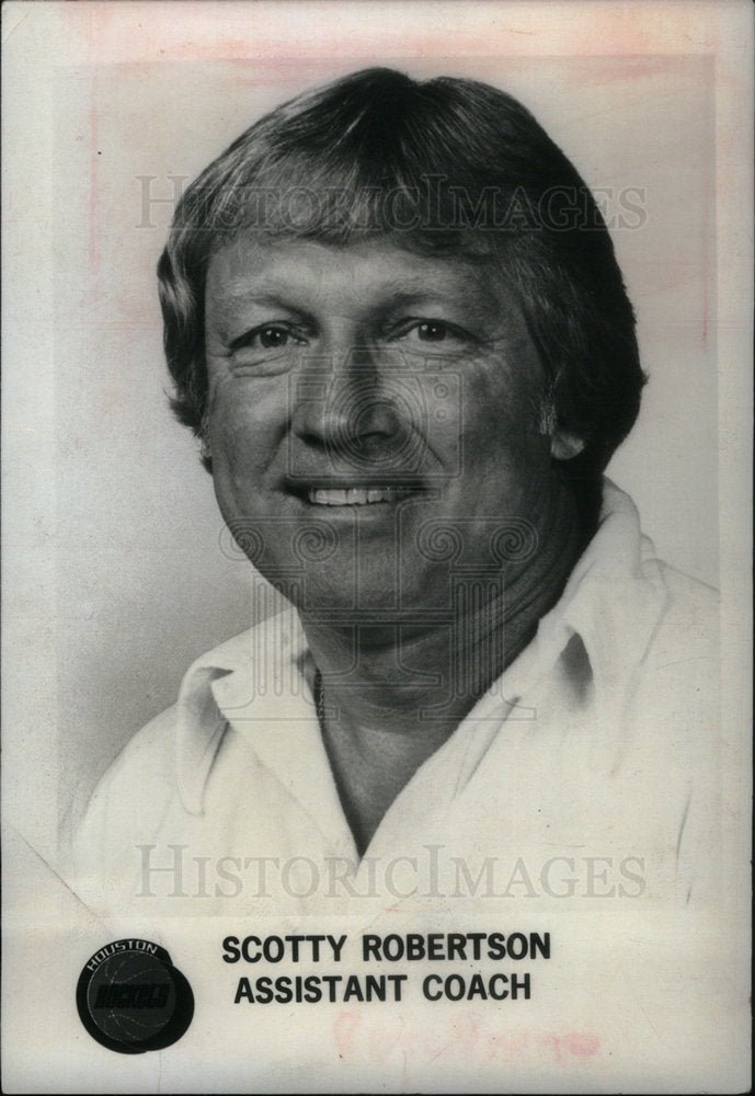 1980 Press Photo Scotty Robertson Assisstant Coach - Historic Images