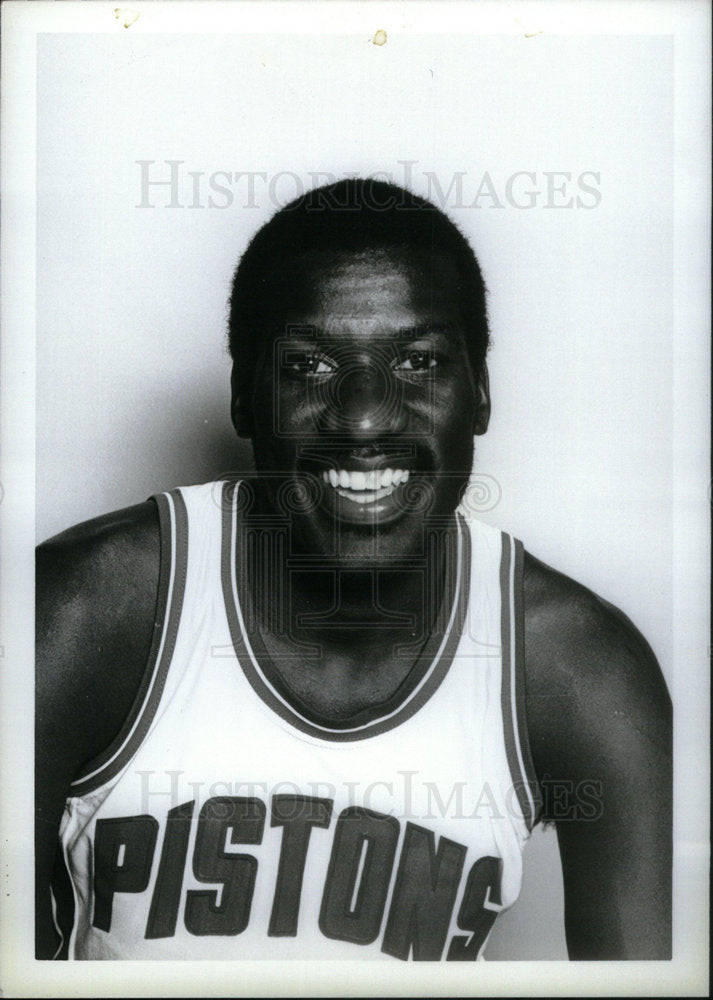 Press Photo Walker Russell Detroit Pistons Player - Historic Images