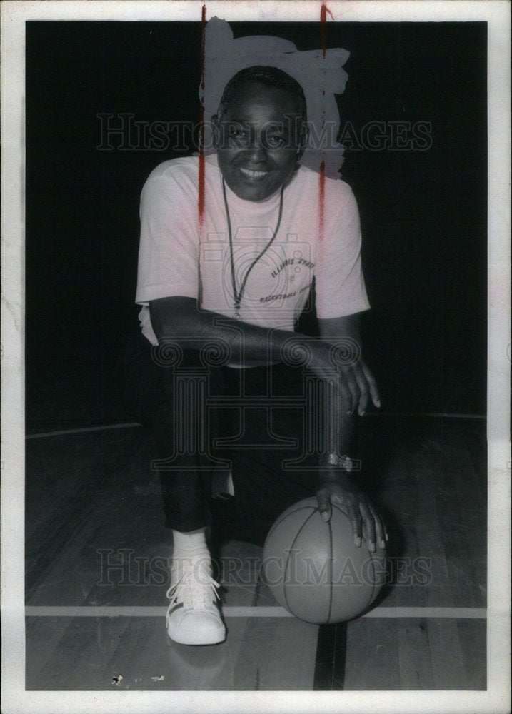 1974 Press Photo Will Robinson Coach Illinois State - Historic Images