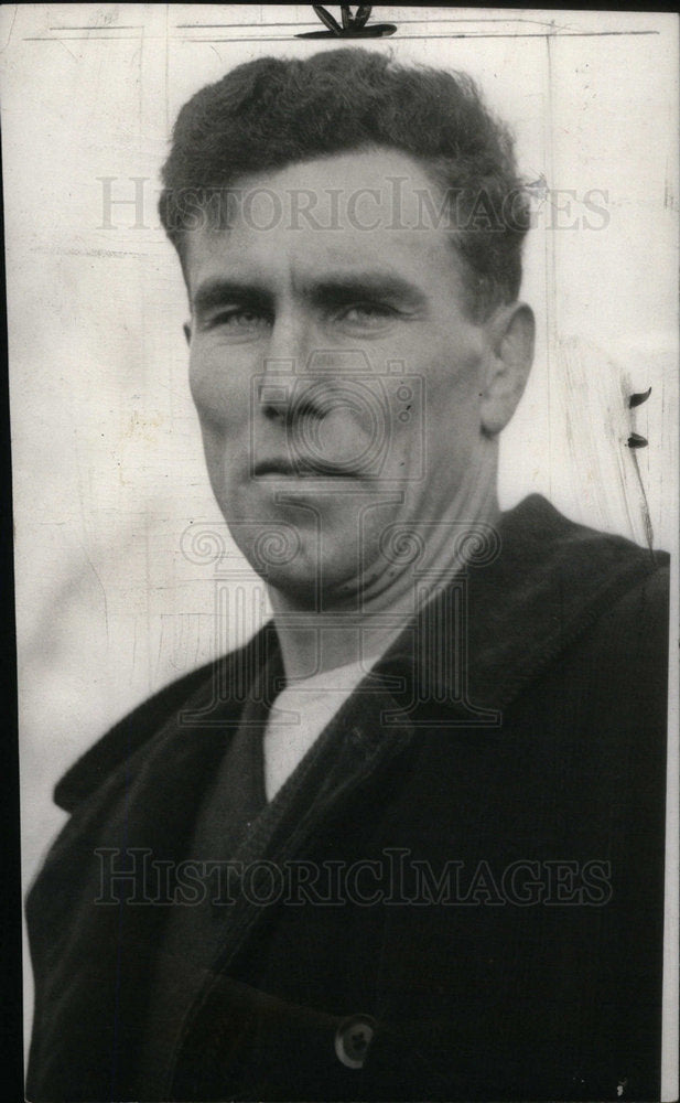 1934 Press Photo Herb Smith Detroit Cooley High Coach - Historic Images