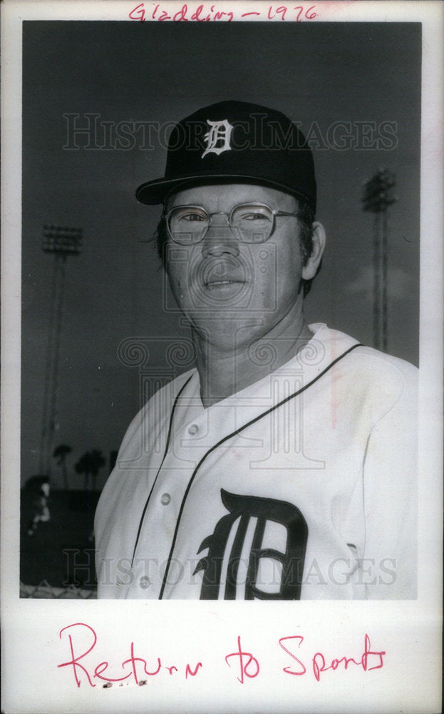 1976 Press Photo Fred Gladding Baseball Player - Historic Images