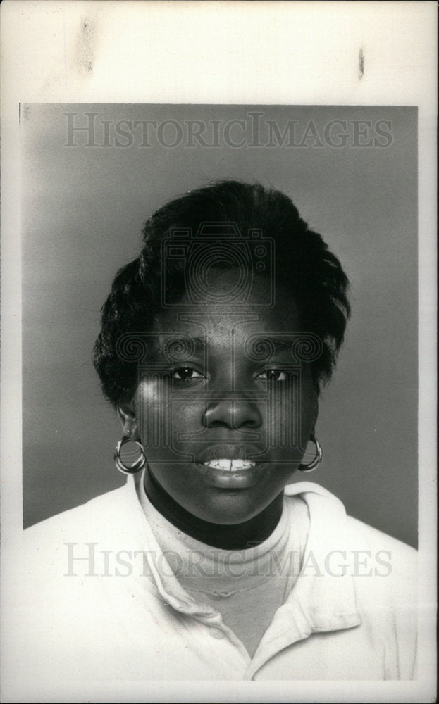 1989 Press Photo Peggy Evans Country Day Basketball - Historic Images