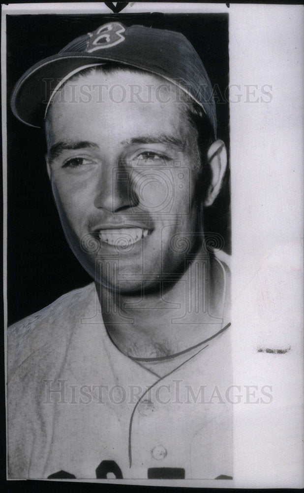 1952 Press Photo Jim Piersall Boston Redskins - Historic Images
