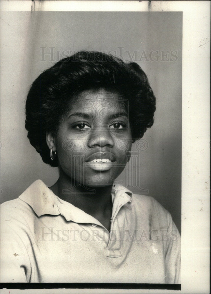 1987 Press Photo Laurie Aaron Murry Wright Basketball - Historic Images