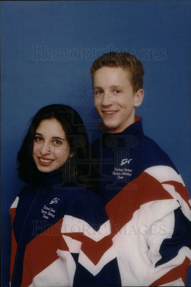 Jamie Silverstein Justin Pekarek American Ice Dancers - Historic Images