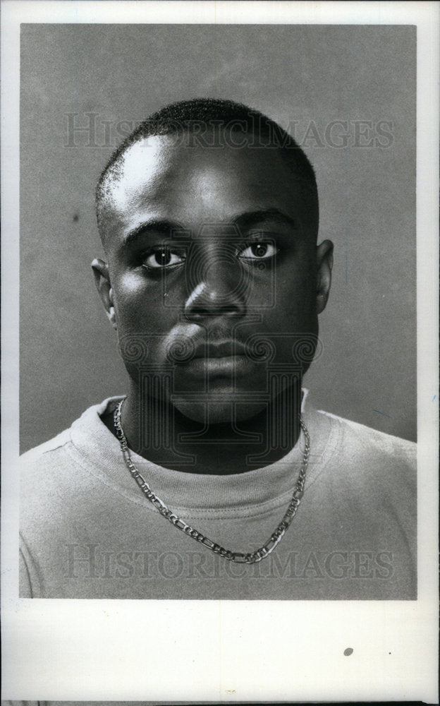 1990 Press Photo Damon Tolbert PSL football player - Historic Images