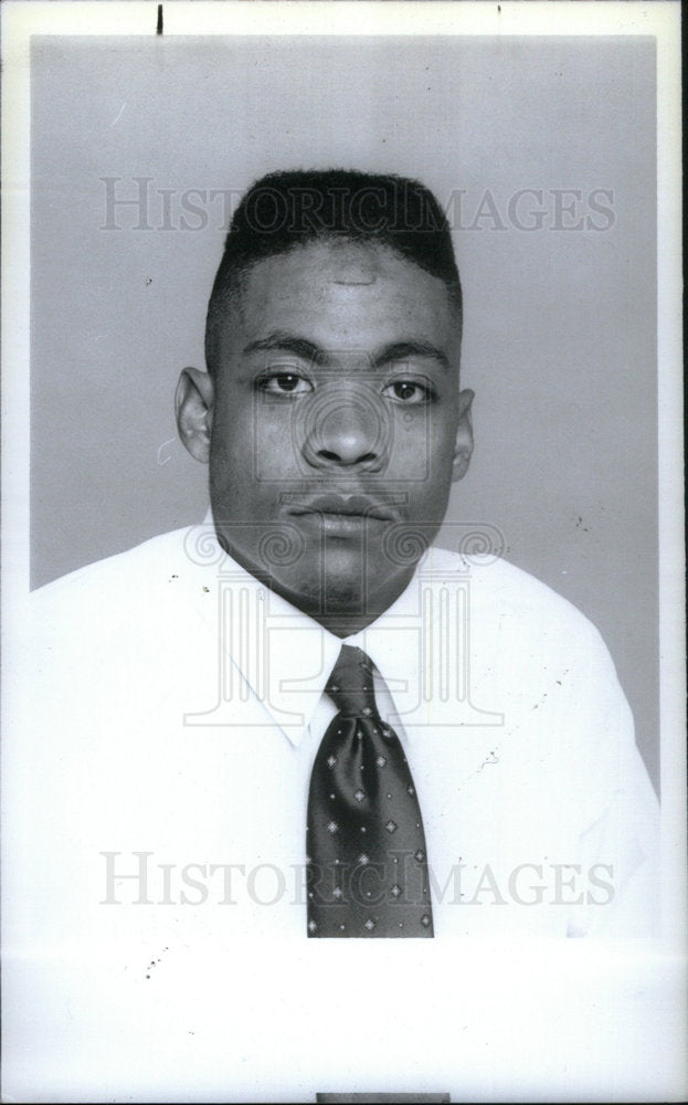 1991 Press Photo Central High William Riggine - Historic Images