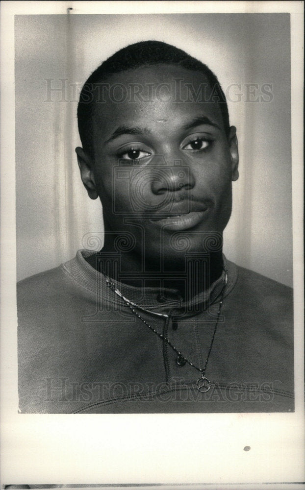 Press Photo Chadsey High Jermaine Williams - Historic Images