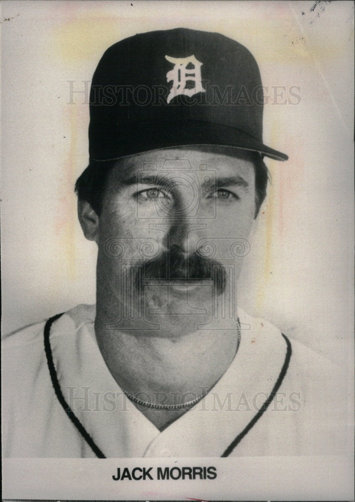 1984 Jack Morris Detroit Tigers MLB Pitcher - Historic Images