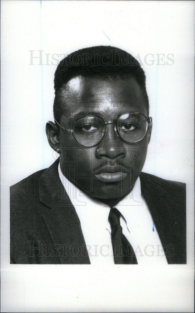 1990 Press Photo Finney High Shedrick Perry - Historic Images