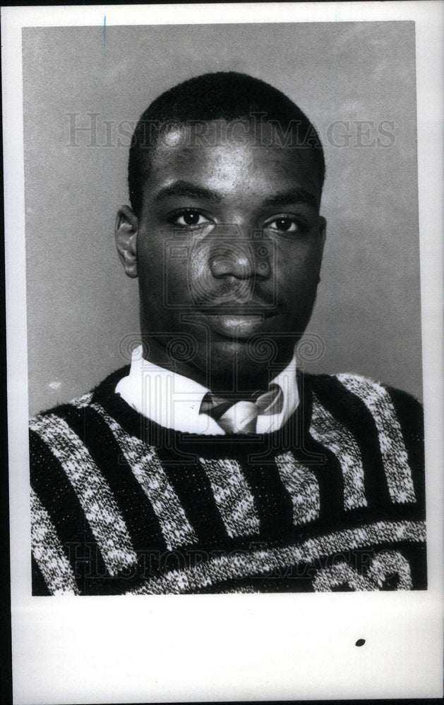 1990 Press Photo Darnell Johnson football Osborn - Historic Images