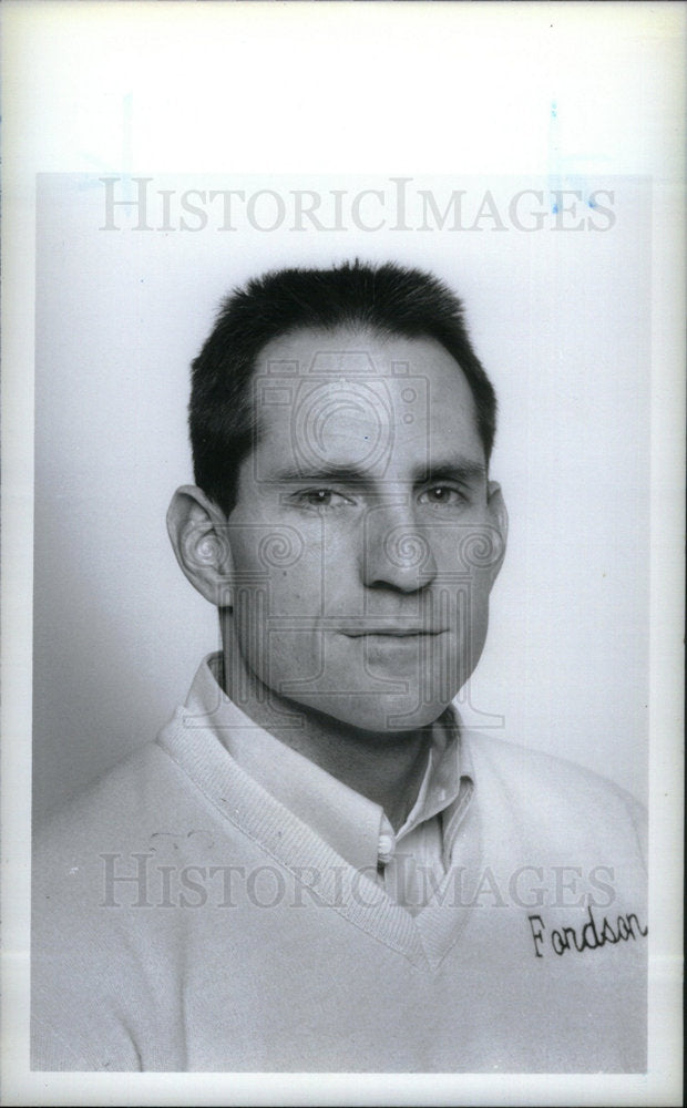 Press Photo Jeff Stergala Fordson Football Coach - Historic Images