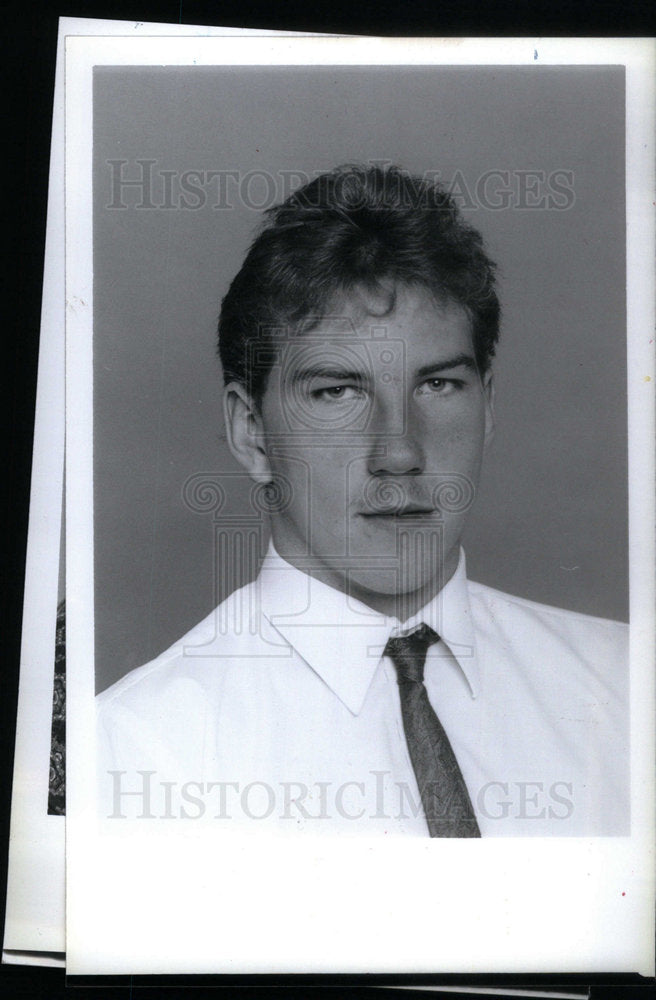 1991 Press Photo Justin Gugala football Bishop Borgess - Historic Images