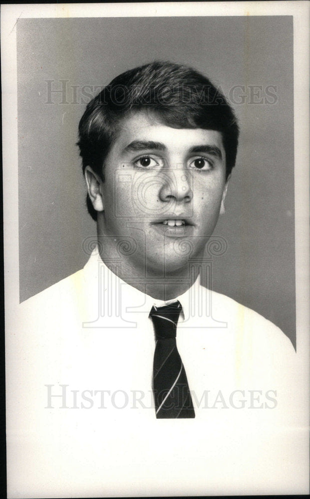 Press Photo Doug Lucas Grosse Pointe South - Historic Images