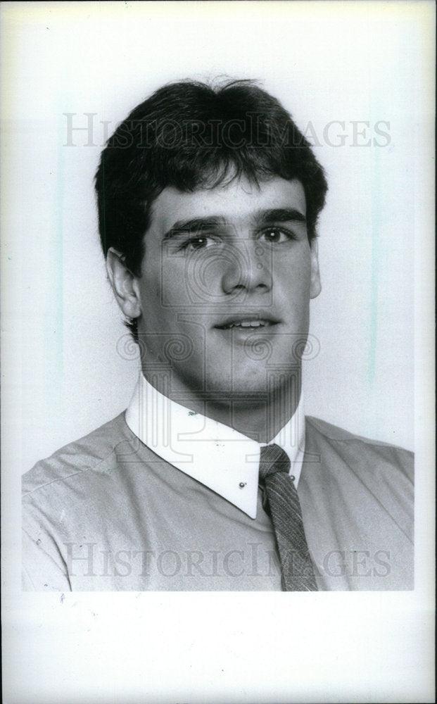 Press Photo Mark Nabozny Mount Carmel School Detroit - Historic Images