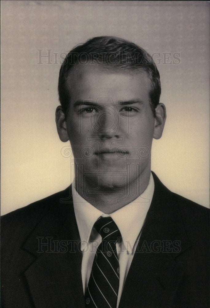 1997 Press Photo Jeff Fox GVSU football - Historic Images