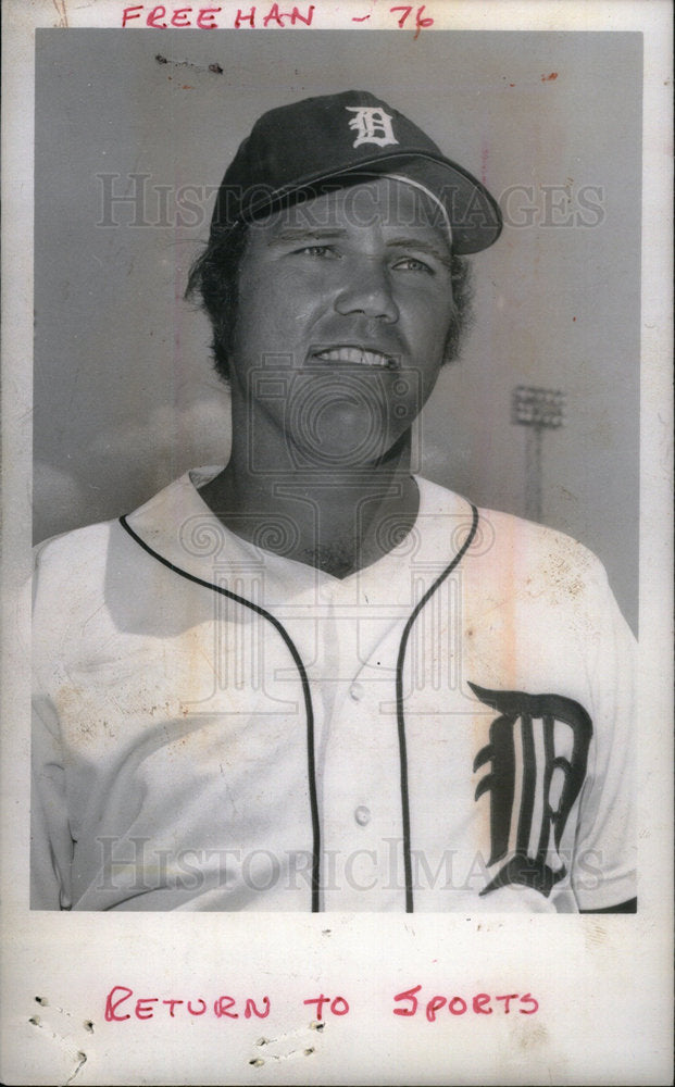 1976 Press Photo Bill Freehan Detroit Tigers Catcher - Historic Images