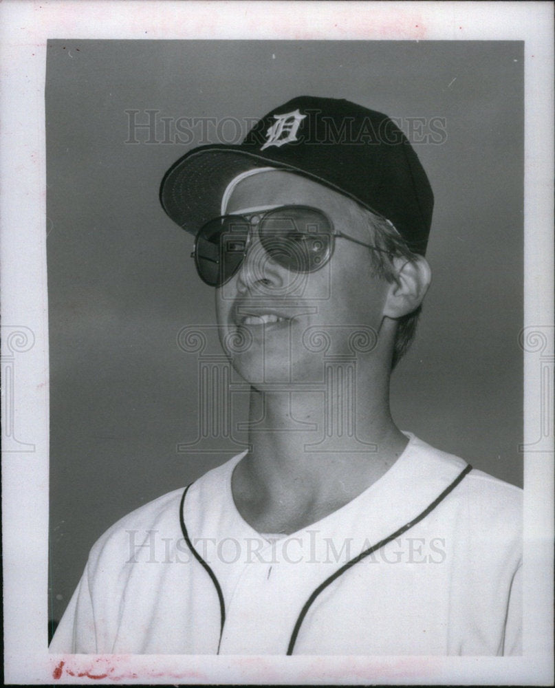 Press Photo Richard Folkers Mets Cardinals Padres Brewe - Historic Images