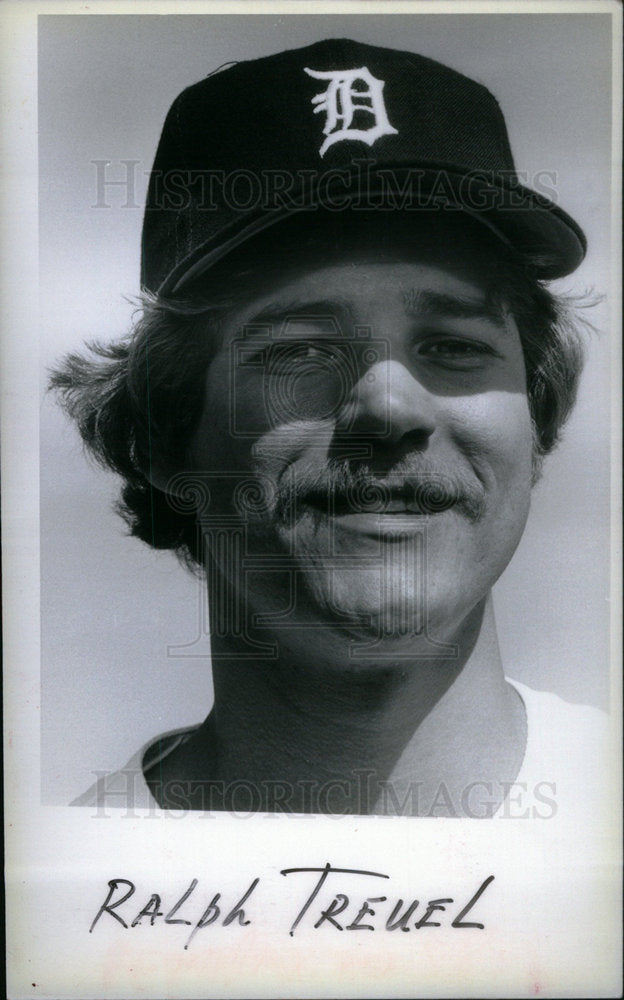 Press Photo Ralph Treuel Detroit Tigers - RRX39969- Historic Images