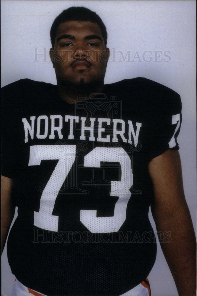 Press Photo Jarrod Shannon Ohio Northern University - Historic Images