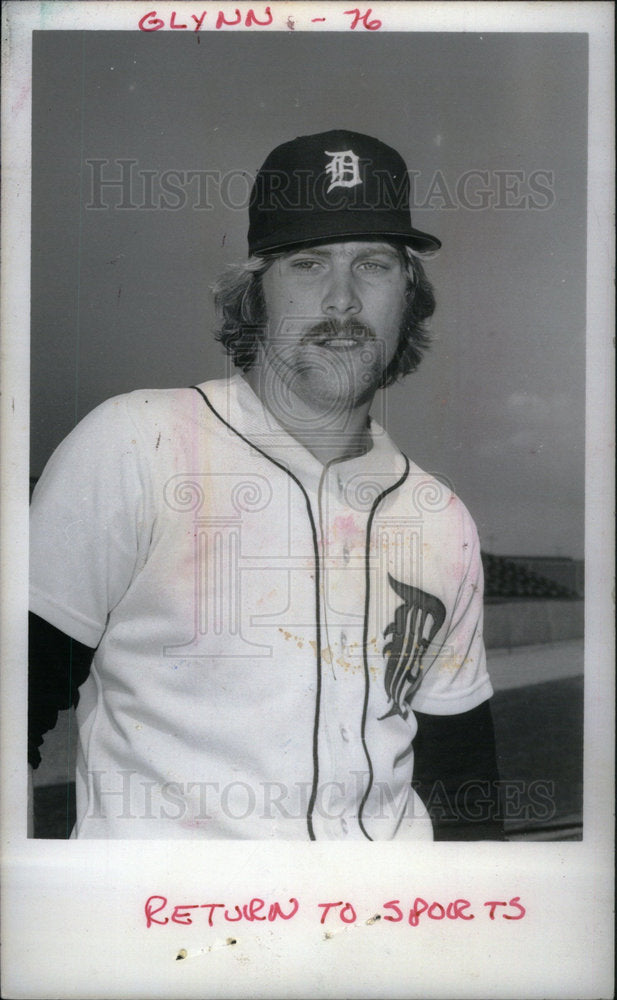 1976 Press Photo Ed Glynn Detroit Tigers Pitcher MLB - Historic Images