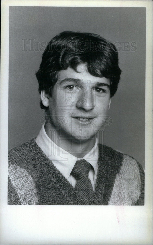 1985 Press Photo Kendall Kowalski, Athens High Prep - Historic Images