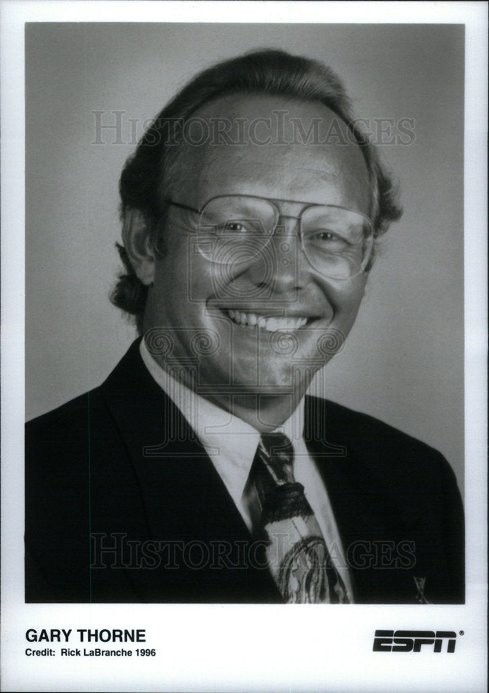 1996 Press Photo Gary Thorne ESPN - Historic Images