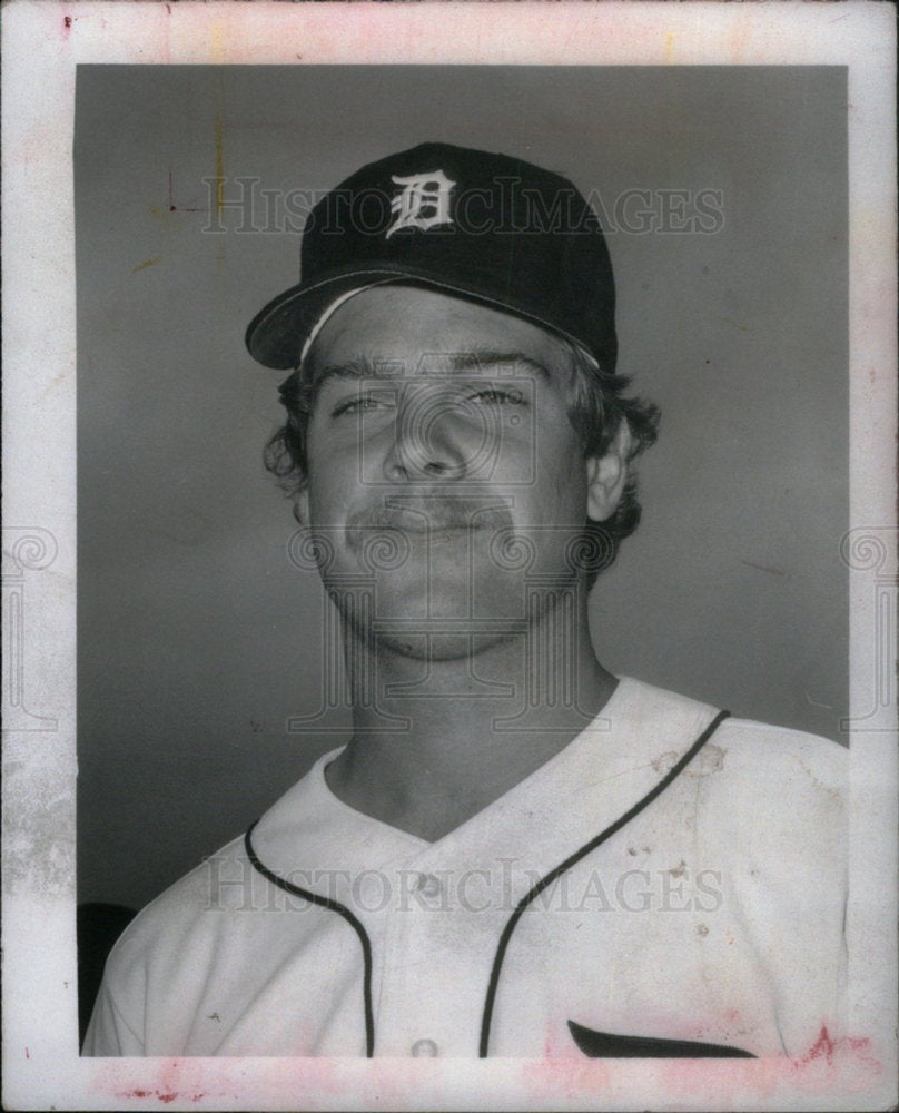 1978 Press Photo Steve Baker,Detroit Tigers pitcher - Historic Images