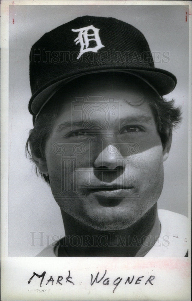 Press Photo Mark Wagner Detroit Tigers Shortstop - RRX40321 - Historic Images