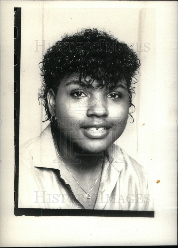 1987 Press Photo Karinda Dobbins,Western High - Historic Images